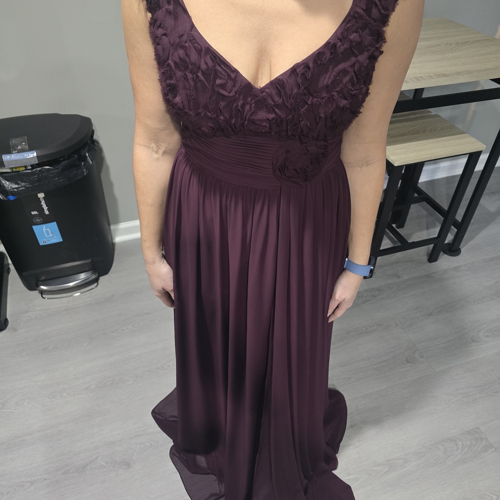 JS Collections Deep Purple Maxi Dress